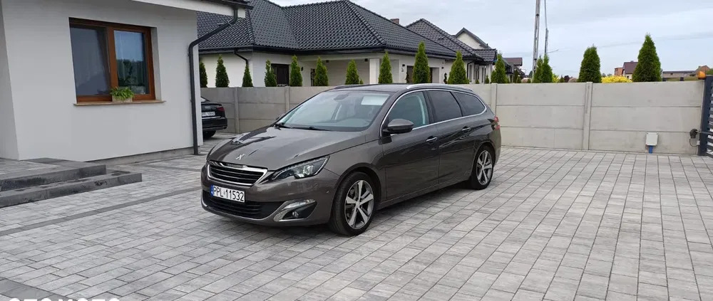 samochody osobowe Peugeot 308 cena 31600 przebieg: 187000, rok produkcji 2014 z Płoty